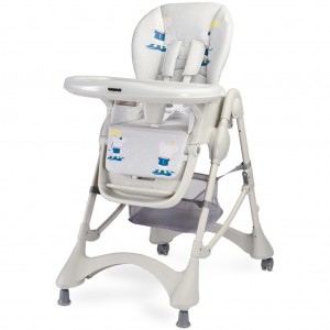 Jedálenská stolička Caretero Magnus New, grey
